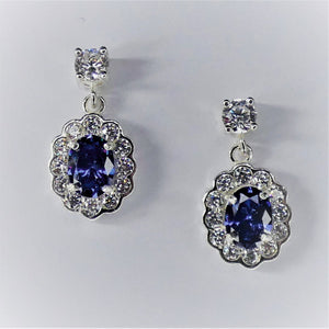 Goviers Princess of Wales Sapphire Earrings-Goviers