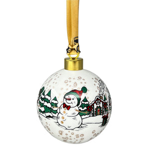 Goviers Snowman Christmas Bauble-Goviers