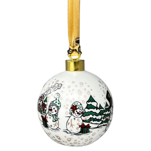 Goviers Snowman Christmas Bauble-Goviers