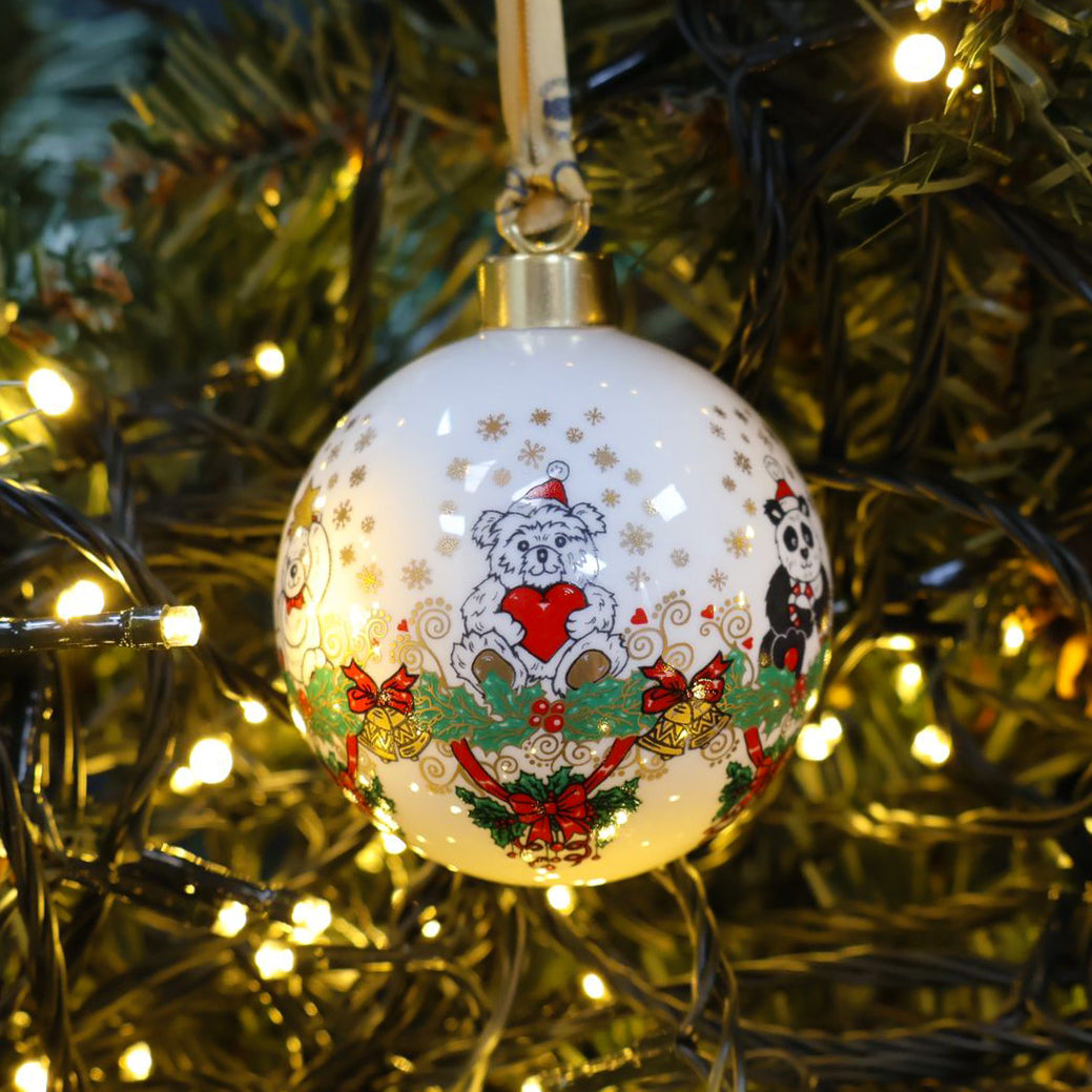 Goviers Teddy Christmas Bauble-Christmas-Goviers