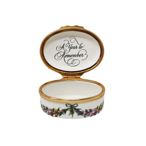 Halcyon Days 1978 A Year To Remember Enamel Box-Enamel Boxes-Goviers