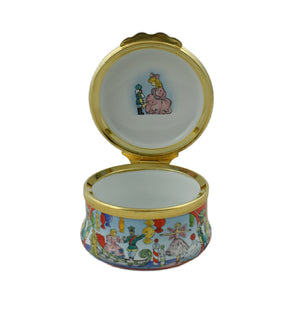 Halcyon Days Christmas 2001 Enamel Box-Enamel Boxes-Goviers
