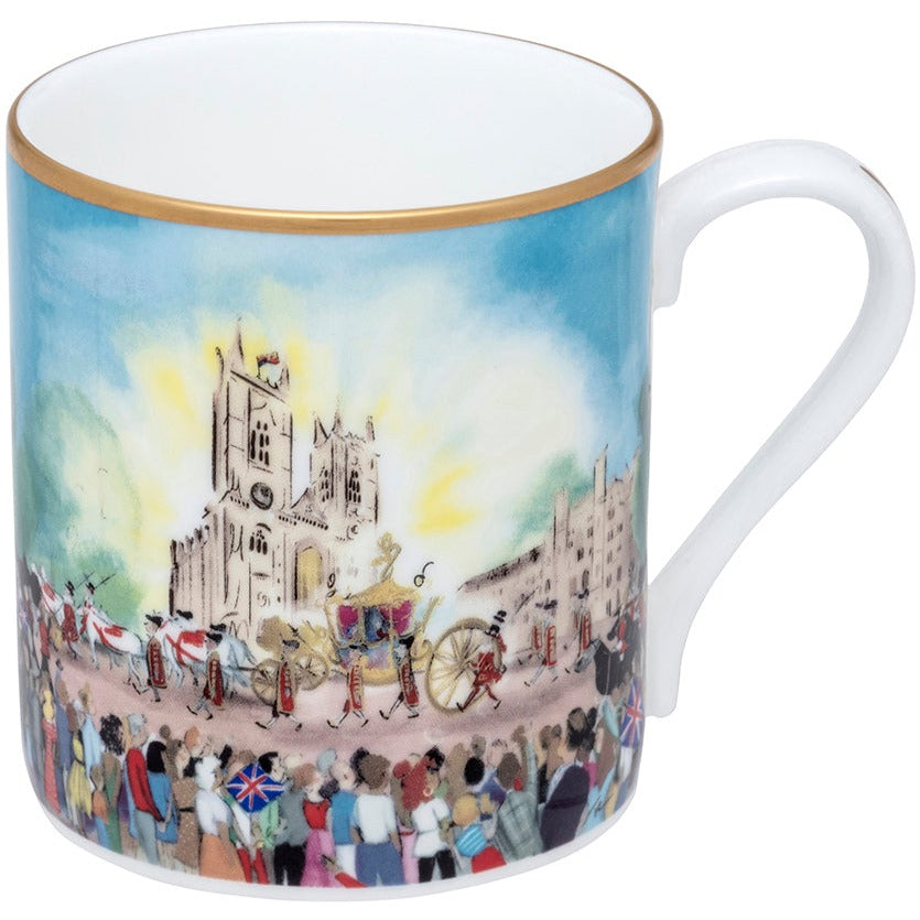 Halcyon Days Mug - Coronation At Westminster Abbey-Goviers