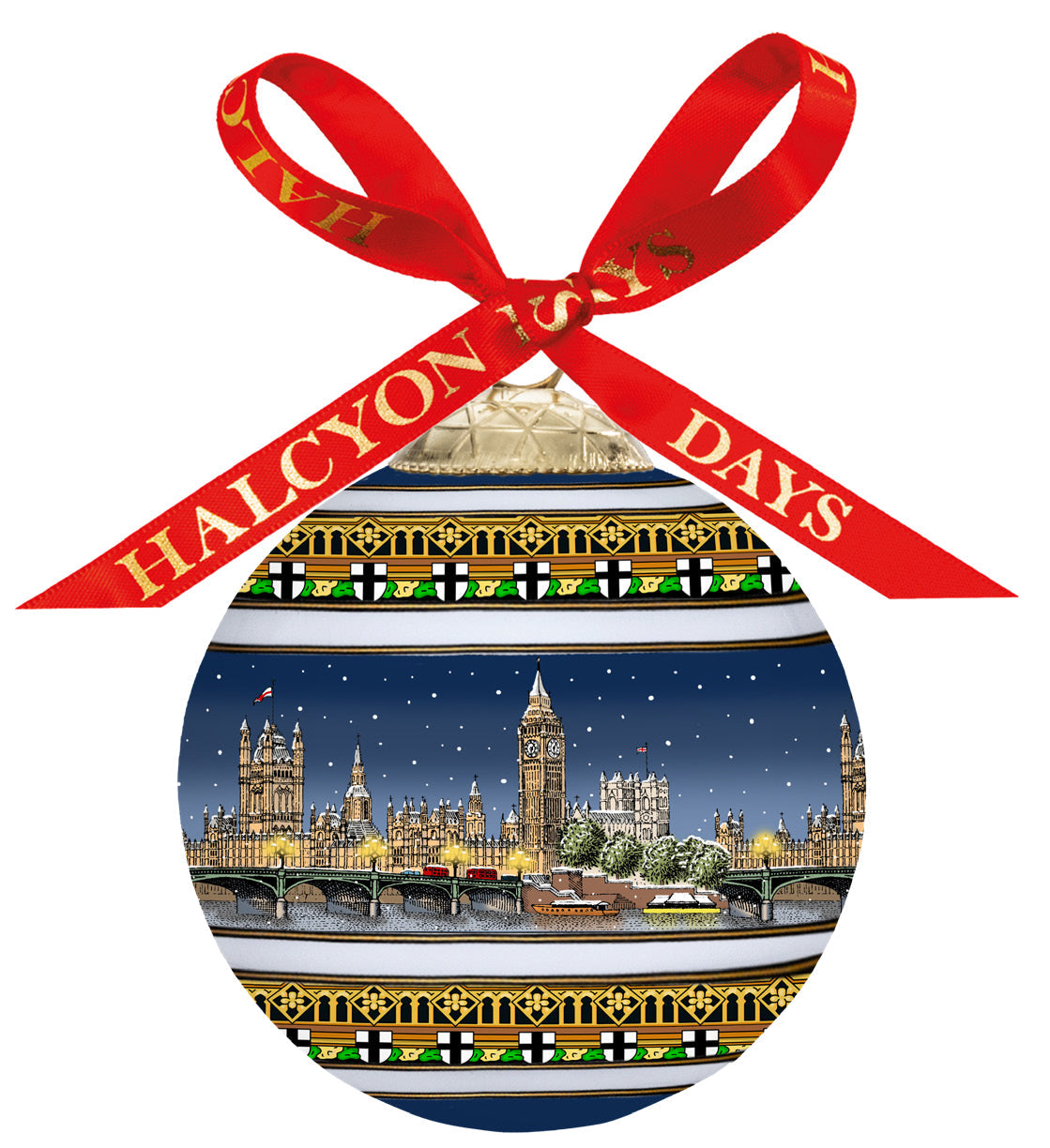 Halcyon Days Westminster At Christmas Bauble-Goviers