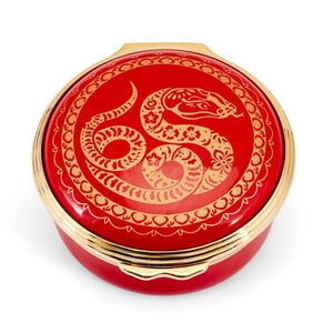 Halcyon Days Year of the Snake 2025 Enamel Box-Goviers