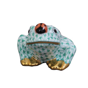 Herend Frog with Ladybug VHV - IN STOCK NOW-Collectables-Goviers