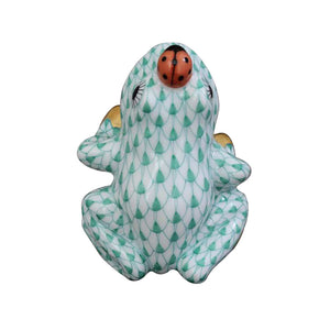 Herend Frog with Ladybug VHV - IN STOCK NOW-Collectables-Goviers