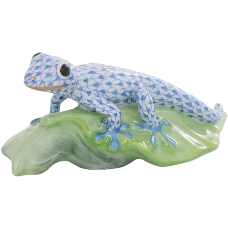 Herend Gecko on Leaf | VHB - IN STOCK NOW-Collectables-Goviers