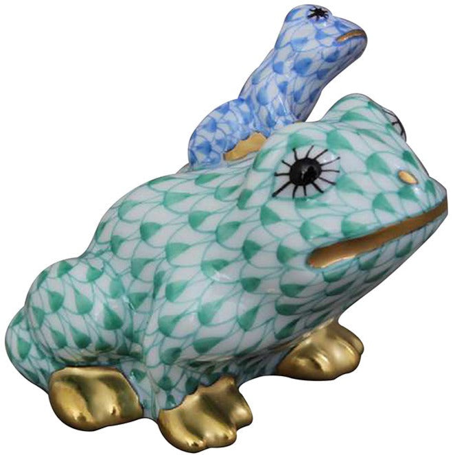 Herend Mother and Baby Frog | VHV+VHB - 1 IN STOCK NOW-Collectables-Goviers