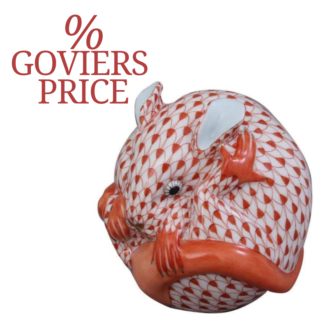 Herend Mouse Curled Up | VH - IN STOCK NOW-Collectables-Goviers