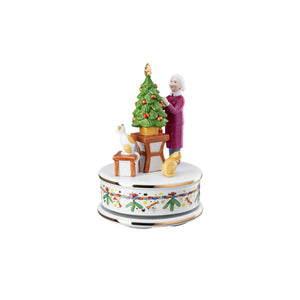 Hutschenreuther Christmas Music Box - Granny's Cats-Goviers