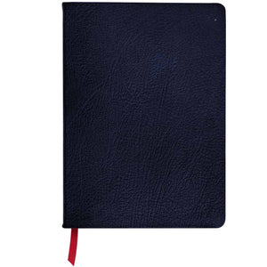 Leathersmith of London Bath Navy Notebook-Notebook-Goviers