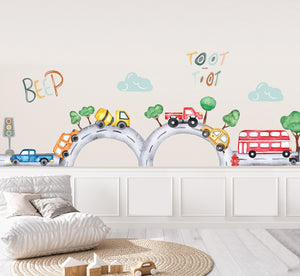 Live Vida On The Road Transport Wall Art Medium-Goviers