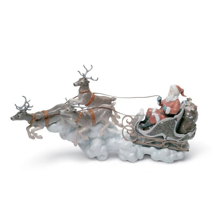 Lladro Santa's Midnight Ride-Goviers