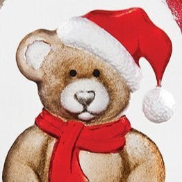 Maleras Christmas Teddy Bear-Glass-Goviers