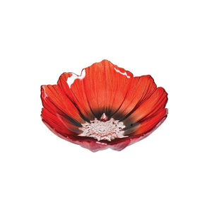 Maleras Remembrance Poppy Bowl Small-Paperweights-Goviers