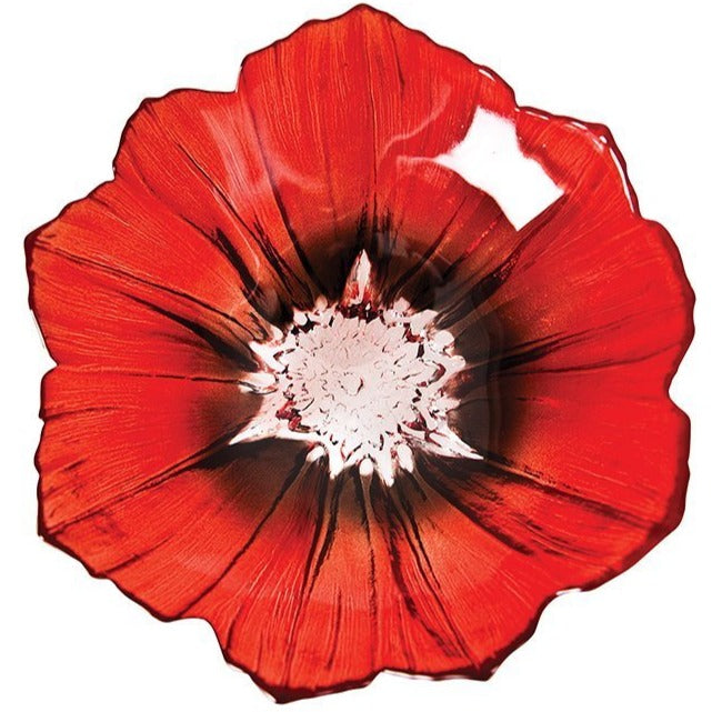 Maleras Remembrance Poppy Bowl Small-Paperweights-Goviers