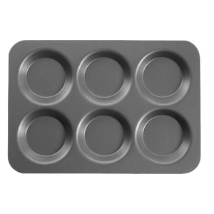 Mermaid Hard Anodised 6 Hole Yorkshire Pudding Tray-Home Accessories-Goviers