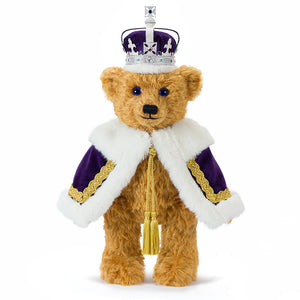 Merrythought King Charles III Coronation Teddy Bear-Goviers