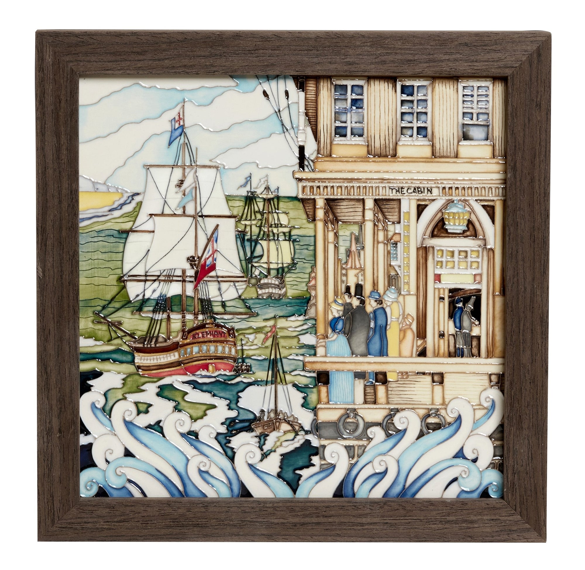 Moorcroft A Life At Sea Plaque-Goviers