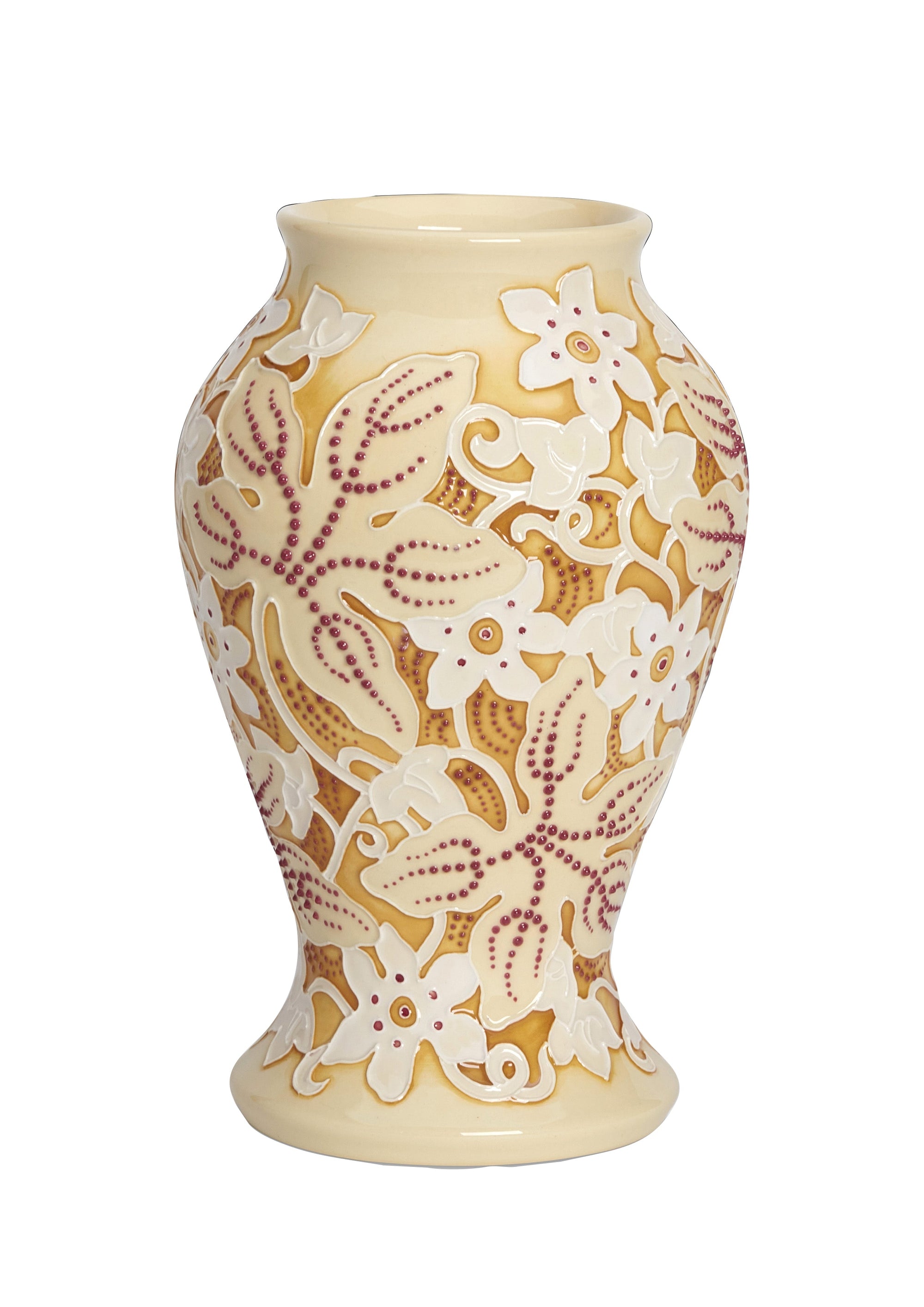 Moorcroft Dutch Pink Discovery Vase-Goviers