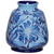 Moorcroft Florian Blues Engobe Vase-Goviers