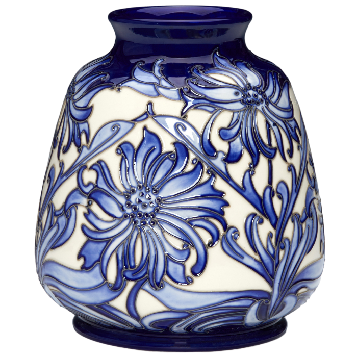 Moorcroft Florian Blues Vase-Goviers