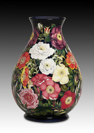 Moorcroft Rose Legacy Vase-Goviers
