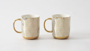 Pampa Bay Get Gifty Set of 2 Dotted Mugs-Goviers