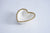 Pampa Bay Love Is In The Air Heart Bowl White With Gold Trim-Goviers