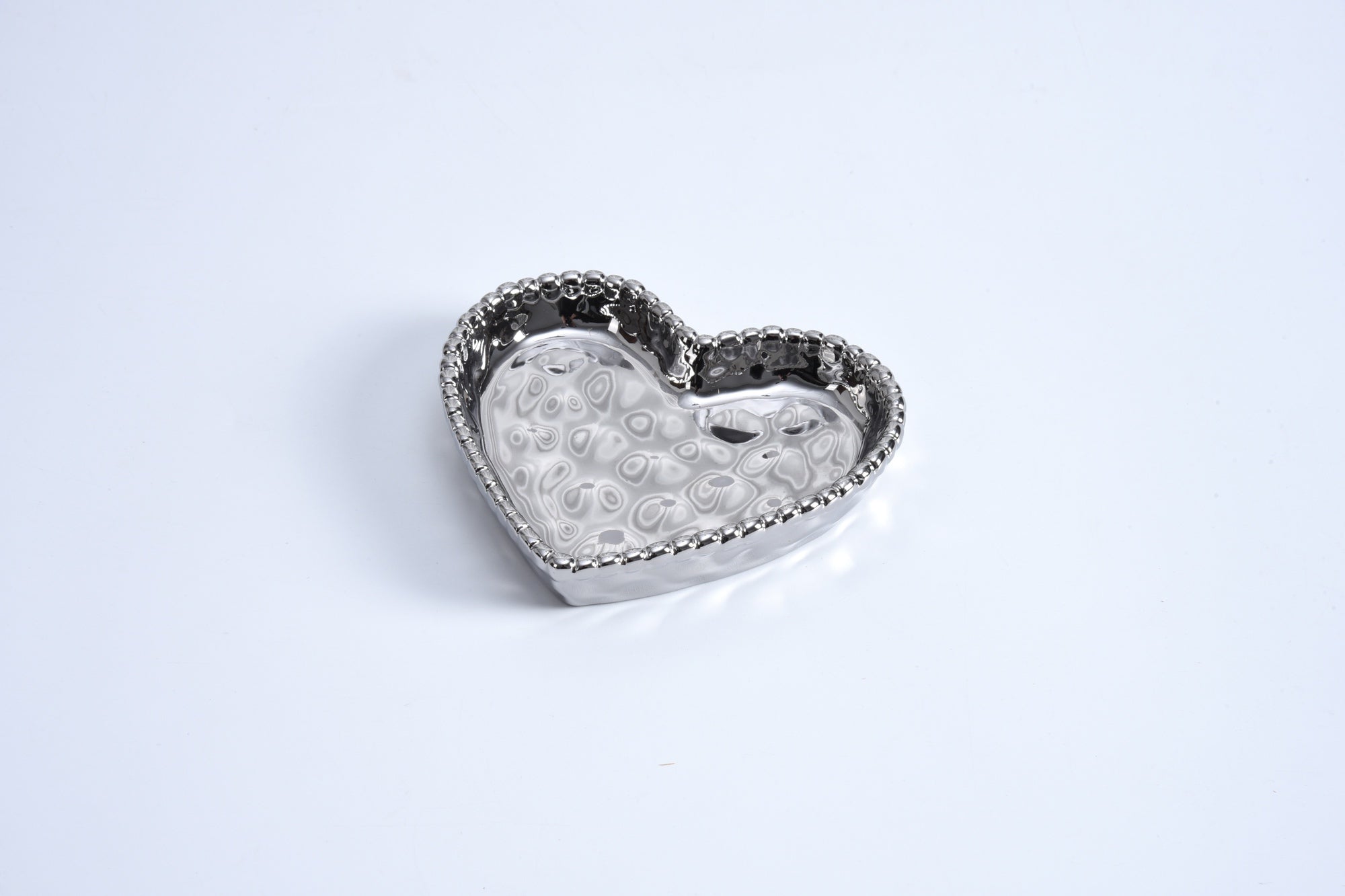 Pampa Bay Love Is In The Air Mini Heart Dish Silver-Goviers