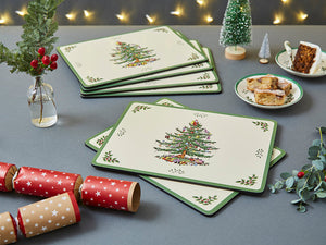 Pimpernel Christmas Tree Small Placemats Set of 6-Home & Garden > Kitchen & Dining > Barware > Coasters-Goviers