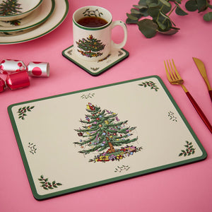 Pimpernel Christmas Tree Small Placemats Set of 6-Home & Garden > Kitchen & Dining > Barware > Coasters-Goviers