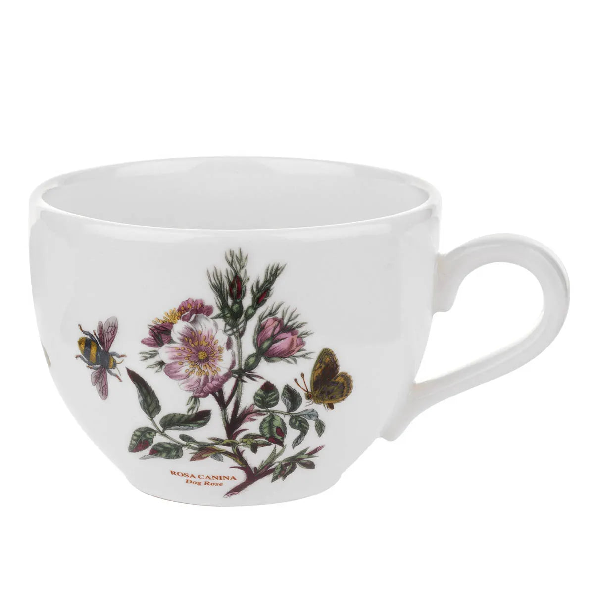 Portmeirion Botanic Garden Jumbo Cup & Saucer - Dog Rose-Goviers