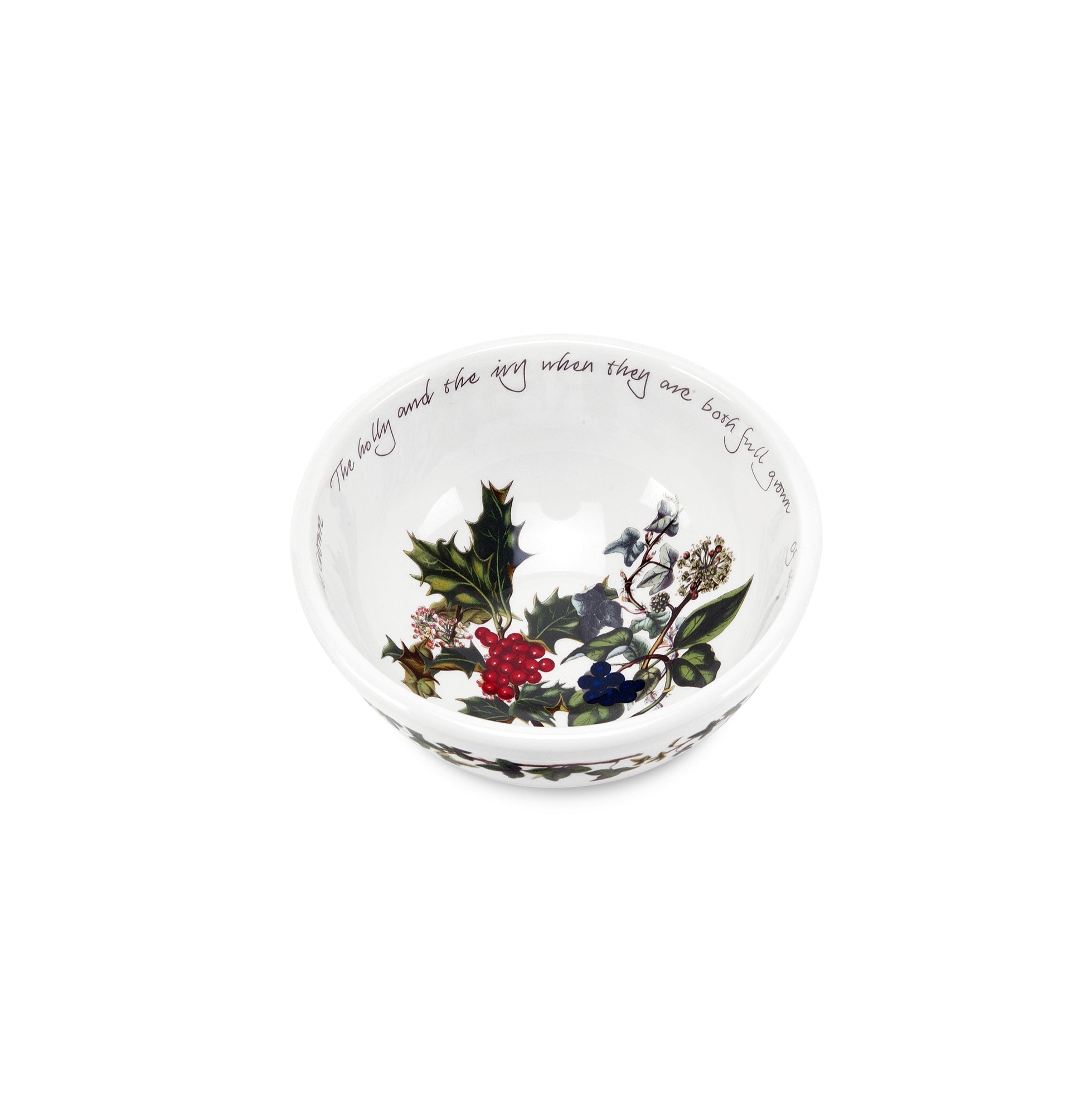 Portmeirion Holly and Ivy Fruit Bowl 14cm-Goviers