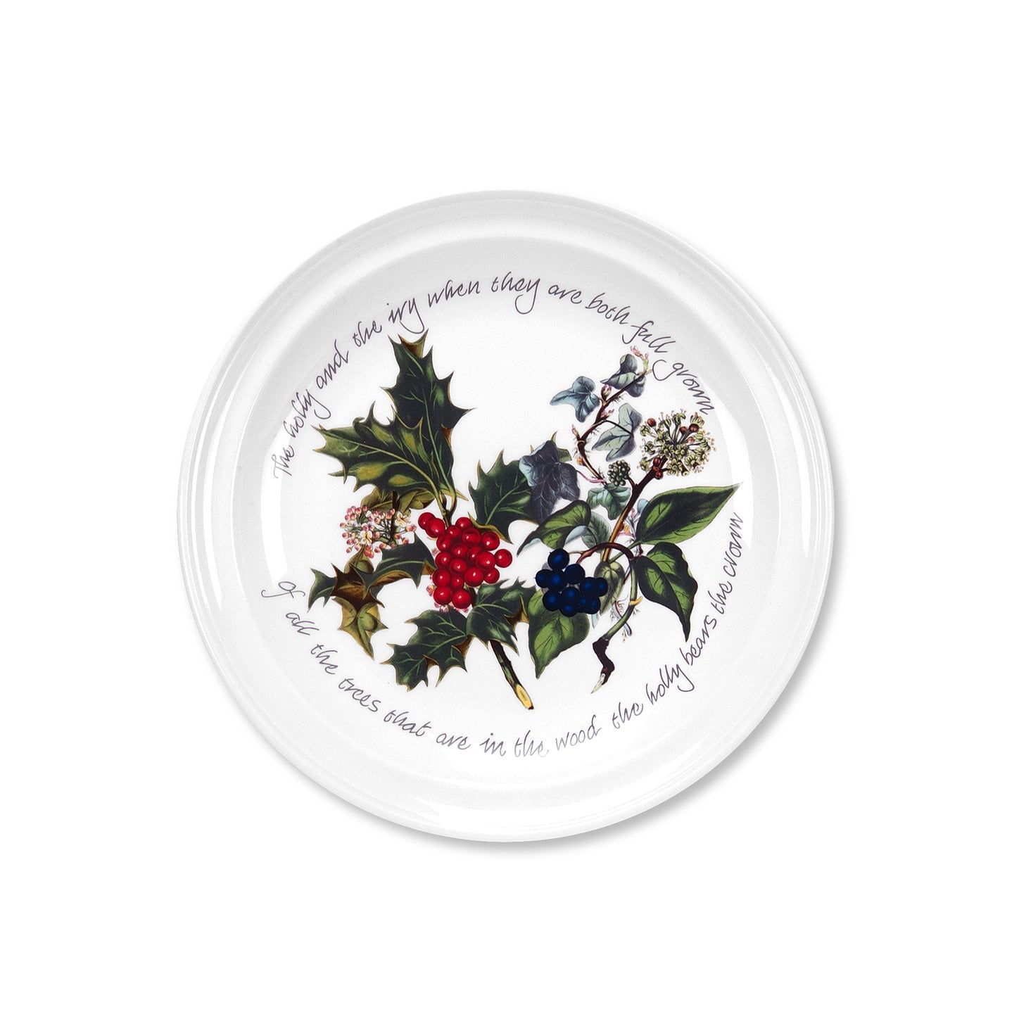 Portmeirion Holly and Ivy Plate 20cm-Goviers