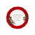 Portmeirion Holly and Ivy Red Border Plate 15cm-Goviers