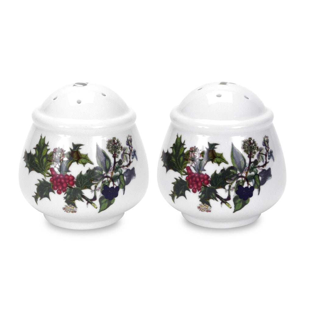 Portmeirion Holly and Ivy Salt and Pepper-Goviers