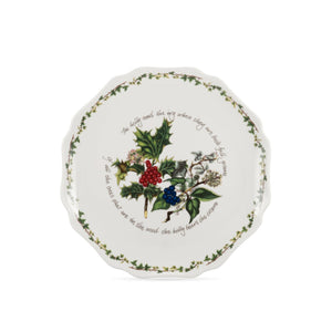 Portmeirion Holly and Ivy Scalloped Platter-Goviers