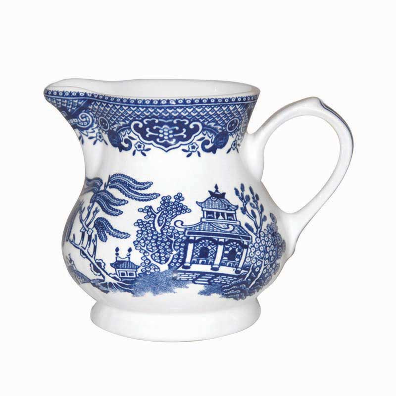 Queens Blue Willow Cream Jug-Goviers