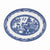 Queens Blue Willow Serving Platter 31cm-Goviers