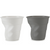 Revol Crumpled Cup Pair 18cl Grey and White-Home Accessories-Goviers