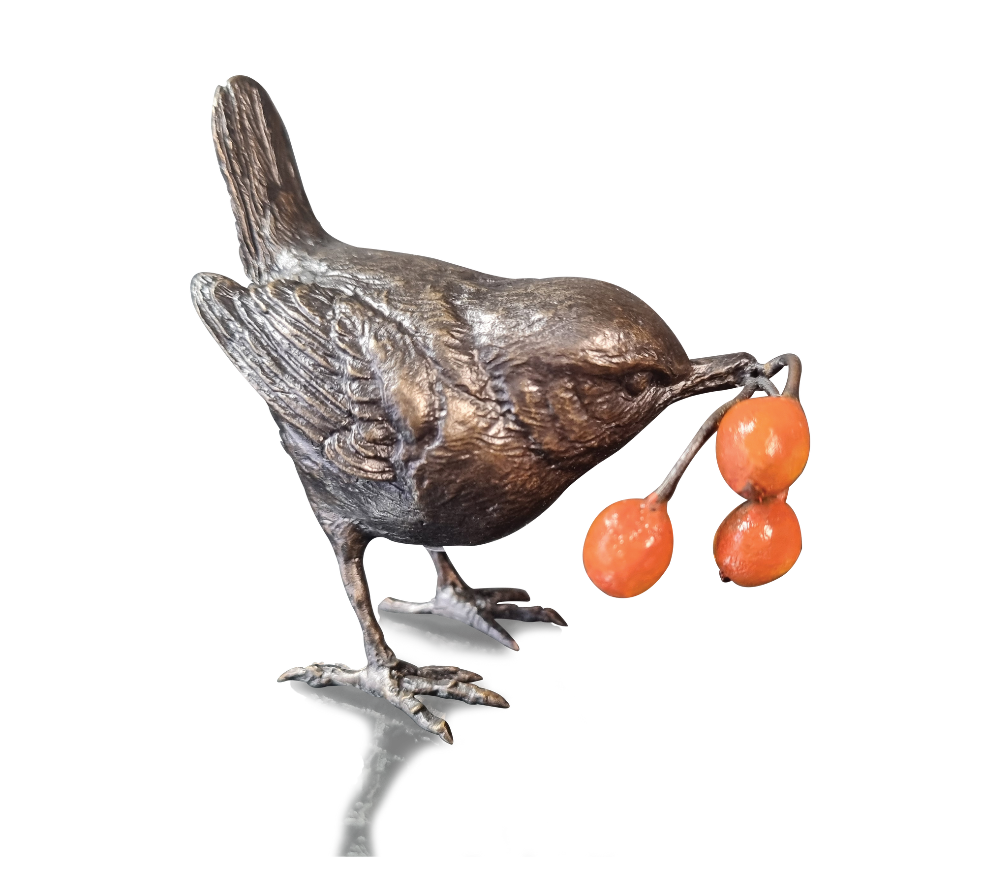 Richard Cooper Wren With Berries-Goviers