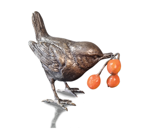 Richard Cooper Wren With Berries-Goviers