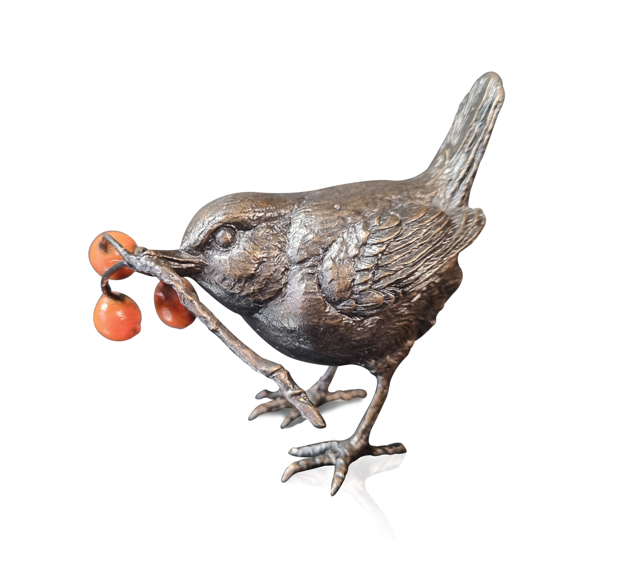 Richard Cooper Wren With Berries-Goviers