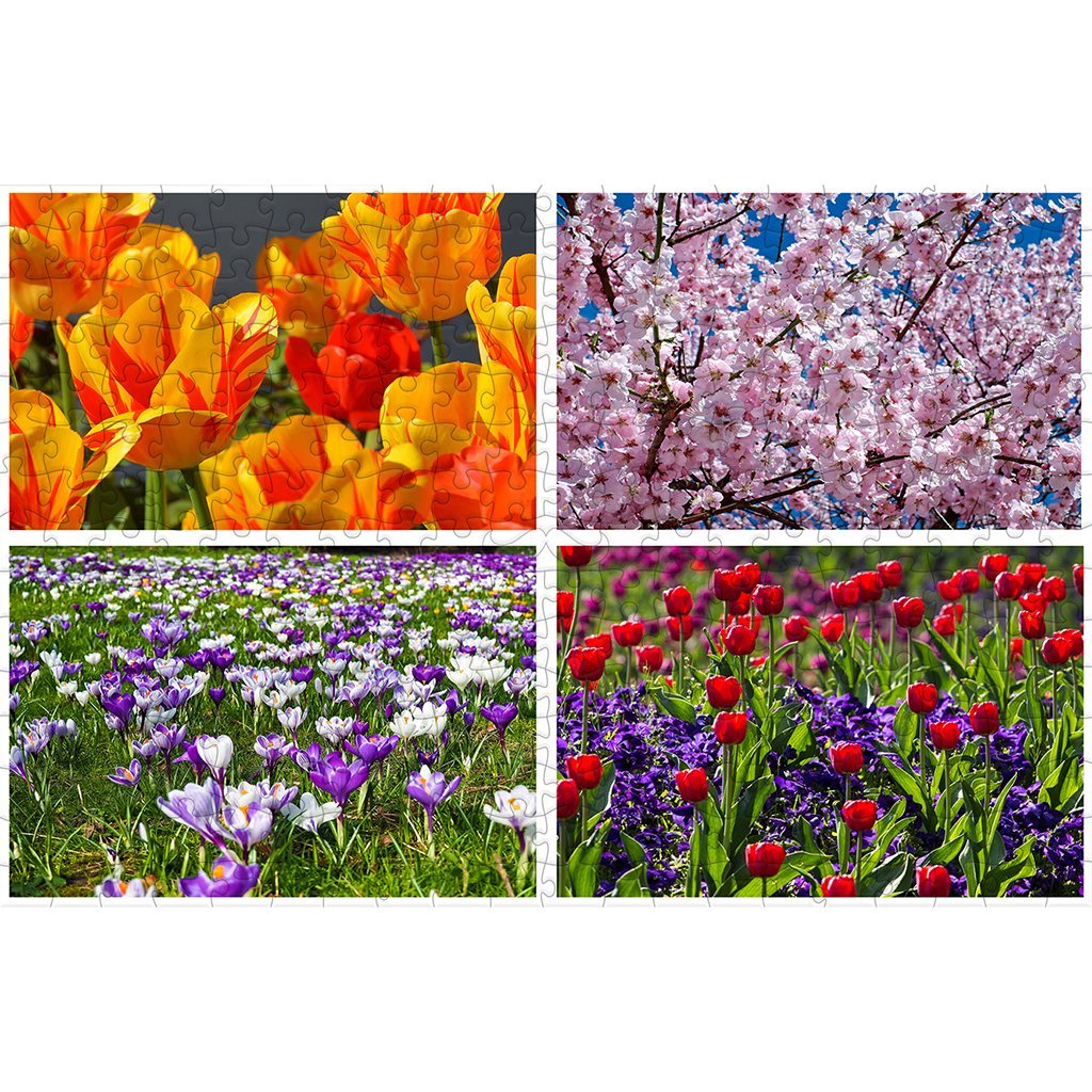 Ronald W Butler Flowers In Spring Wooden Jigsaw Puzzle | 1 ONLY-Gifts-Goviers