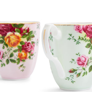 Royal Albert Old Country Roses Colour Accents Mug Set of 4-Goviers