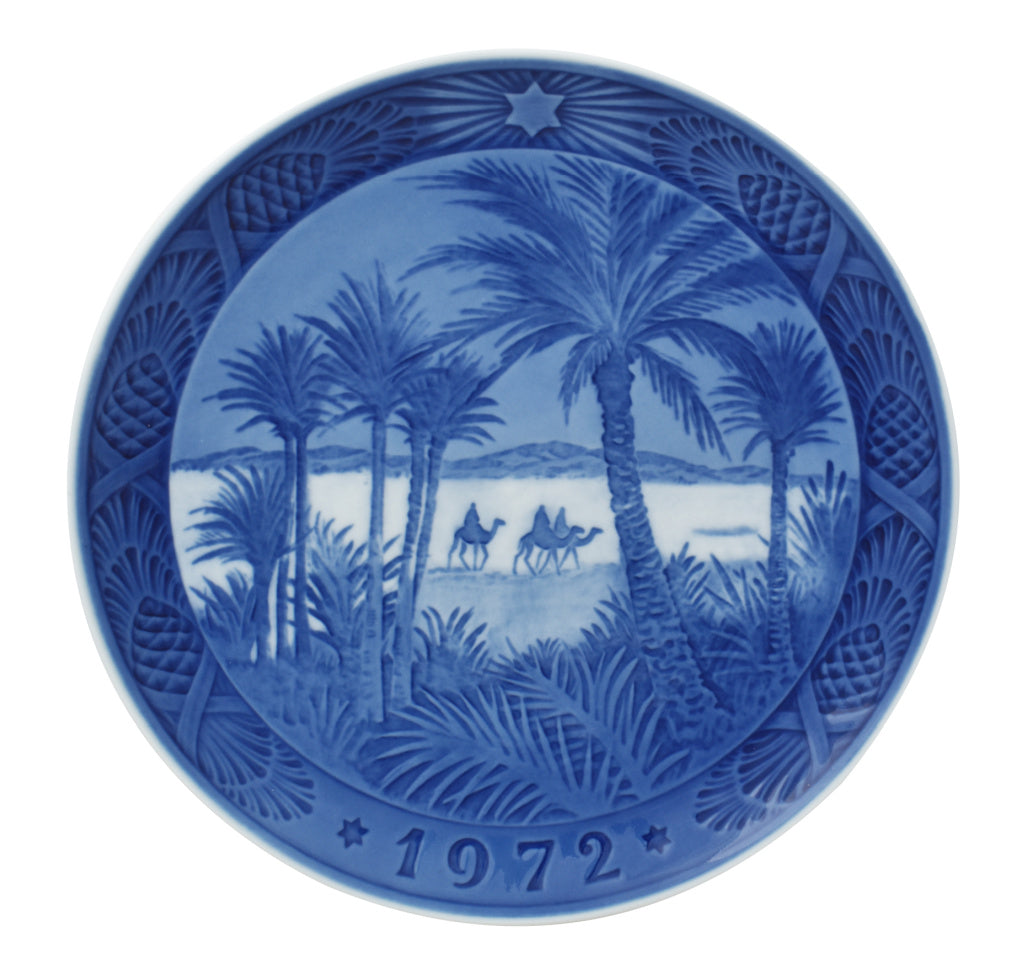 Royal Copenhagen 1972 In the Desert Plate-collectables-Goviers