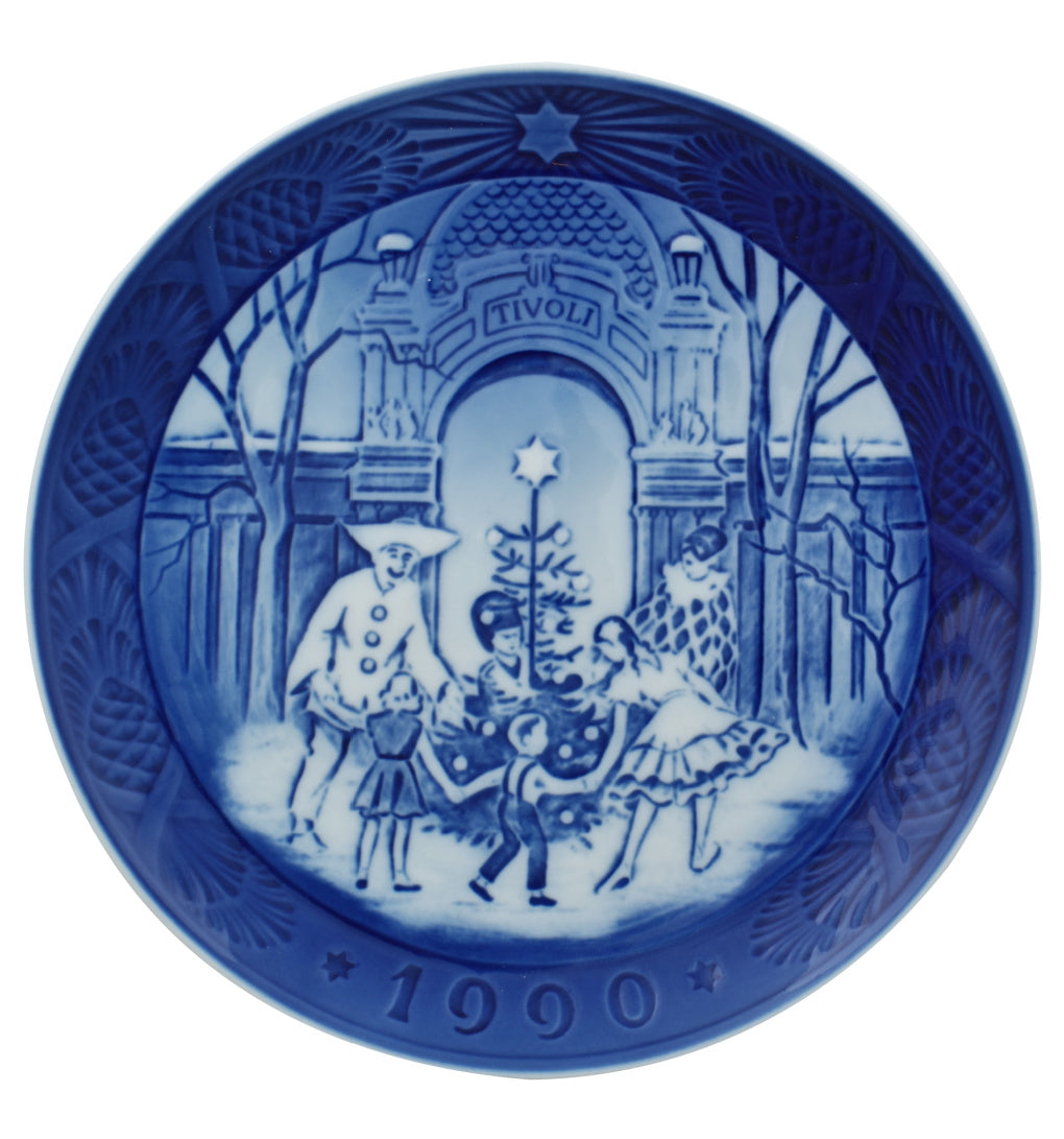 Royal Copenhagen 1990 Christmas in Tivoli Set-collectables-Goviers