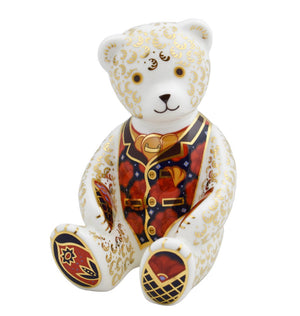 Royal Crown Derby Debonair Teddy-Paperweights-Goviers